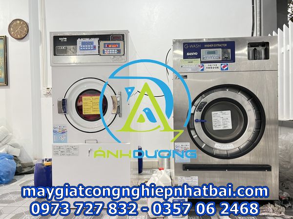 Cặp máy giặt công nghiệp tại Gia Bình Bắc Ninh